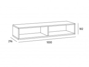 Антресоль MODUL 1000 в Южноуральске - yuzhnouralsk.mebel74.com | фото 2