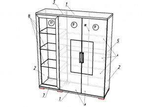 Гостиная модульная Тиффани в Южноуральске - yuzhnouralsk.mebel74.com | фото 3