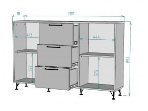 Комод Лофт K97 в Южноуральске - yuzhnouralsk.mebel74.com | фото 3