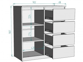 Комод Мальта K115 в Южноуральске - yuzhnouralsk.mebel74.com | фото 3