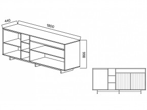 Комодино Moderno-1800 Ф5 в Южноуральске - yuzhnouralsk.mebel74.com | фото 4