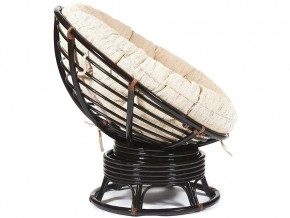 Кресло-качалка Papasan w 23/01 B с подушкой Antique brown, ткань Старт в Южноуральске - yuzhnouralsk.mebel74.com | фото 3