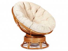 Кресло-качалка Papasan w 23/01 B с подушкой Cognac, ткань Старт в Южноуральске - yuzhnouralsk.mebel74.com | фото