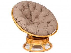 Кресло-качалка Papasan w 23/01 B с подушкой Honey, экошерсть Коричневый в Южноуральске - yuzhnouralsk.mebel74.com | фото 1