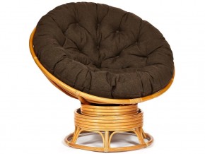 Кресло-качалка Papasan w 23/01 B с подушкой Honey, ткань Коричневый в Южноуральске - yuzhnouralsk.mebel74.com | фото