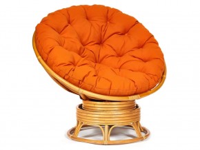 Кресло-качалка Papasan w 23/01 B с подушкой Honey, ткань Оранжевый в Южноуральске - yuzhnouralsk.mebel74.com | фото