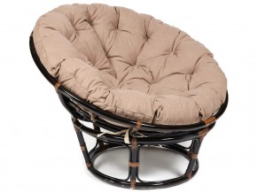 Кресло Papasan 23/01 W с подушкой Antique brown, экошерсть Коричневый в Южноуральске - yuzhnouralsk.mebel74.com | фото