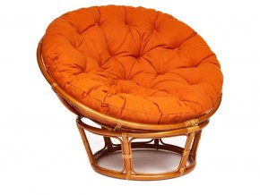 Кресло Papasan 23/01 W с подушкой Cognac, ткань Оранжевый в Южноуральске - yuzhnouralsk.mebel74.com | фото