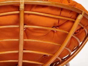 Кресло Papasan 23/01 W с подушкой Cognac, ткань Оранжевый в Южноуральске - yuzhnouralsk.mebel74.com | фото 2