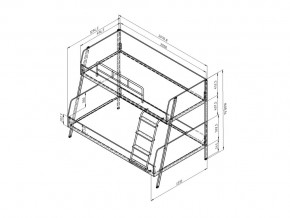 Кровать Дельта Лофт 20.02.04 в Южноуральске - yuzhnouralsk.mebel74.com | фото 2