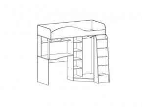 Кровать двухъярусная Каприз-2 без рисунка в Южноуральске - yuzhnouralsk.mebel74.com | фото 2