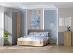 Кровать Квадро арт.031-М1 1400 Графит в Южноуральске - yuzhnouralsk.mebel74.com | фото 2