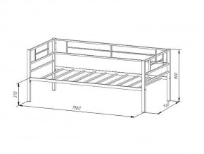 Кровать металлическая Лорка Слоновая кость в Южноуральске - yuzhnouralsk.mebel74.com | фото 2