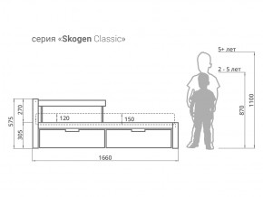 Кровать Svogen classic с ящиками и бортиком бежевый в Южноуральске - yuzhnouralsk.mebel74.com | фото 2