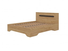 Кровать Вега 1600 с основанием Крафт золотой в Южноуральске - yuzhnouralsk.mebel74.com | фото 2