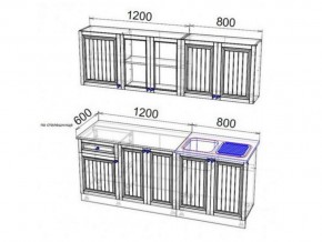 Кухня Хозяюшка 2000 фисташка в Южноуральске - yuzhnouralsk.mebel74.com | фото 2