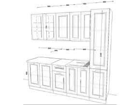 Кухонный гарнитур 12 Белый Вегас 2200 мм в Южноуральске - yuzhnouralsk.mebel74.com | фото 2