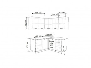 Кухонный гарнитур 17 Грецкий орех 1400х1450 в Южноуральске - yuzhnouralsk.mebel74.com | фото 2