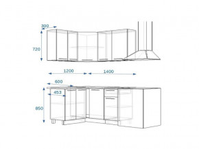 Кухонный гарнитур 3Р РоялВуд 1200*1400 мм в Южноуральске - yuzhnouralsk.mebel74.com | фото 2