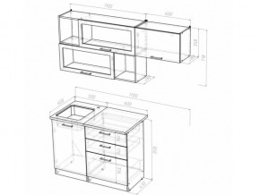 Кухонный гарнитур Алина экстра 1700 мм в Южноуральске - yuzhnouralsk.mebel74.com | фото 5