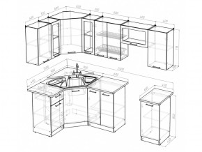 Кухонный гарнитур Арина оптима 1300х2500 мм в Южноуральске - yuzhnouralsk.mebel74.com | фото 6