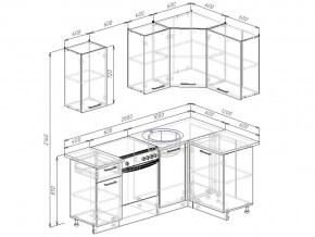 Кухонный гарнитур Бланка 2000х1200 в Южноуральске - yuzhnouralsk.mebel74.com | фото 2