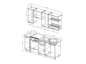 Кухонный гарнитур Жемчуг 1800 в Южноуральске - yuzhnouralsk.mebel74.com | фото 3