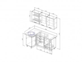 Кухонный гарнитур Крафт 1800х1000 в Южноуральске - yuzhnouralsk.mebel74.com | фото 2