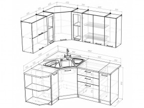 Кухонный гарнитур Кира оптима 1500х1800 мм в Южноуральске - yuzhnouralsk.mebel74.com | фото 5