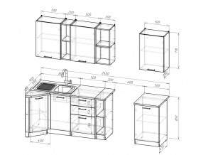 Кухонный гарнитур Лариса прайм 4 900х2000 мм в Южноуральске - yuzhnouralsk.mebel74.com | фото 6