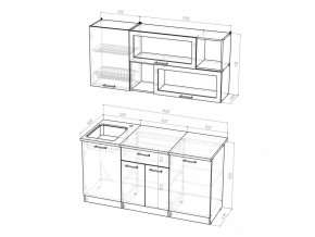 Кухонный гарнитур Лариса стандарт 1 1600 мм в Южноуральске - yuzhnouralsk.mebel74.com | фото 5