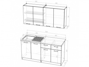 Кухонный гарнитур Лариса стандарт 2 1600 мм в Южноуральске - yuzhnouralsk.mebel74.com | фото 6