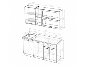 Кухонный гарнитур Лариса стандарт 3 1600 мм в Южноуральске - yuzhnouralsk.mebel74.com | фото 5