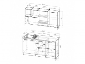 Кухонный гарнитур Лариса стандарт 4 1600 мм в Южноуральске - yuzhnouralsk.mebel74.com | фото 5