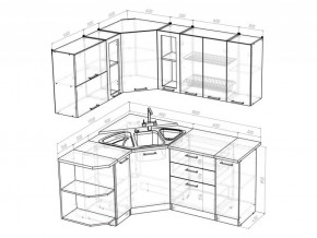 Кухонный гарнитур Лоретта оптима 1500х1800 мм в Южноуральске - yuzhnouralsk.mebel74.com | фото 6