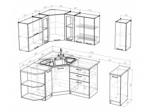 Кухонный гарнитур Лира оптима 1500х1800 мм в Южноуральске - yuzhnouralsk.mebel74.com | фото 5