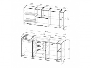 Кухонный гарнитур Надежда макси 4 1800 мм в Южноуральске - yuzhnouralsk.mebel74.com | фото 3