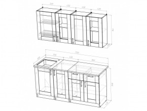 Кухонный гарнитур Ника демо 1700 мм в Южноуральске - yuzhnouralsk.mebel74.com | фото 4