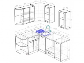 Кухонный гарнитур Ольга прайм 3 1500х2000 мм в Южноуральске - yuzhnouralsk.mebel74.com | фото 6