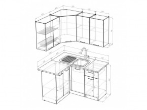 Кухонный гарнитур Сабрина прайм 1200х1400 мм в Южноуральске - yuzhnouralsk.mebel74.com | фото 6