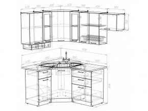 Кухонный гарнитур Симона литл 1300х2000 мм в Южноуральске - yuzhnouralsk.mebel74.com | фото 6