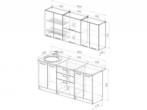 Кухонный гарнитур Терция макси 2 1800 мм в Южноуральске - yuzhnouralsk.mebel74.com | фото 6