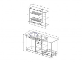 Кухонный гарнитур Вегас 1600 в Южноуральске - yuzhnouralsk.mebel74.com | фото 3