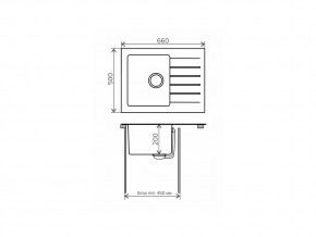 Мойка комбинированная Tolero twist TTS-660 Черный 911 в Южноуральске - yuzhnouralsk.mebel74.com | фото 2