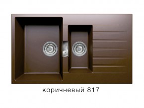 Мойка кварцевая Tolero Loft TL-860 Коричневый 817 в Южноуральске - yuzhnouralsk.mebel74.com | фото