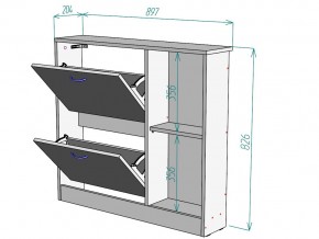 Обувница W102 в Южноуральске - yuzhnouralsk.mebel74.com | фото 3