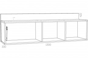 Полка Оливия НМ 011.38-01 Х в Южноуральске - yuzhnouralsk.mebel74.com | фото 3