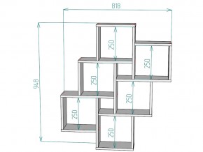 Полка S13 в Южноуральске - yuzhnouralsk.mebel74.com | фото 3