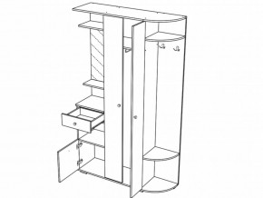 Прихожая Виза Венге-Лоредо в Южноуральске - yuzhnouralsk.mebel74.com | фото 2