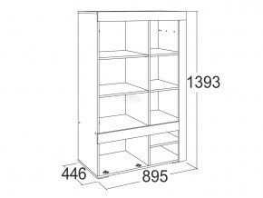 Шкаф комбинированный низкий Ольга 19 в Южноуральске - yuzhnouralsk.mebel74.com | фото 2